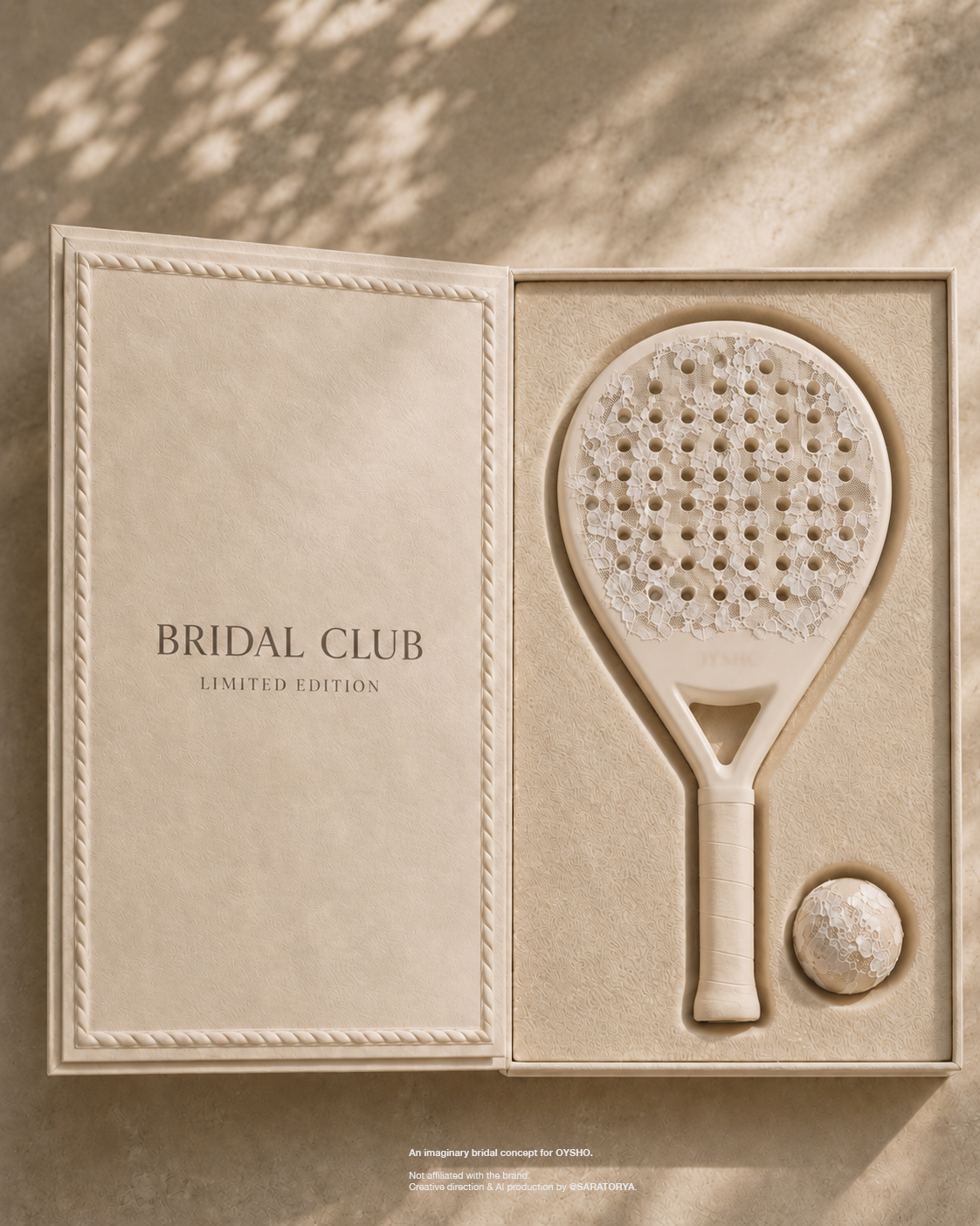 conceptual bridal sportswear campaign