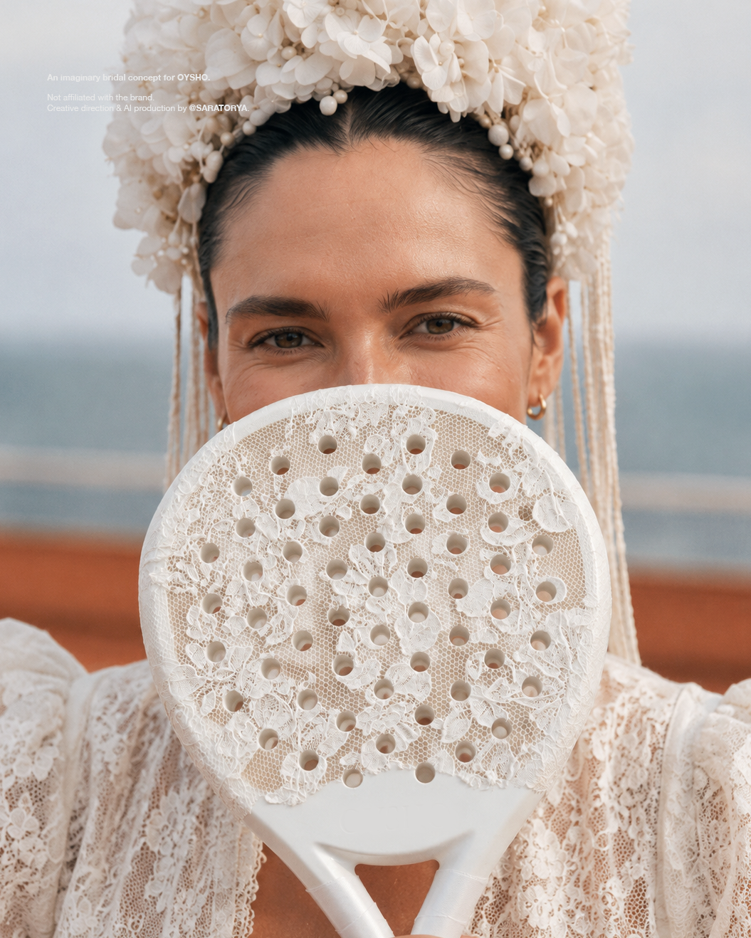 conceptual bridal sportswear campaign
