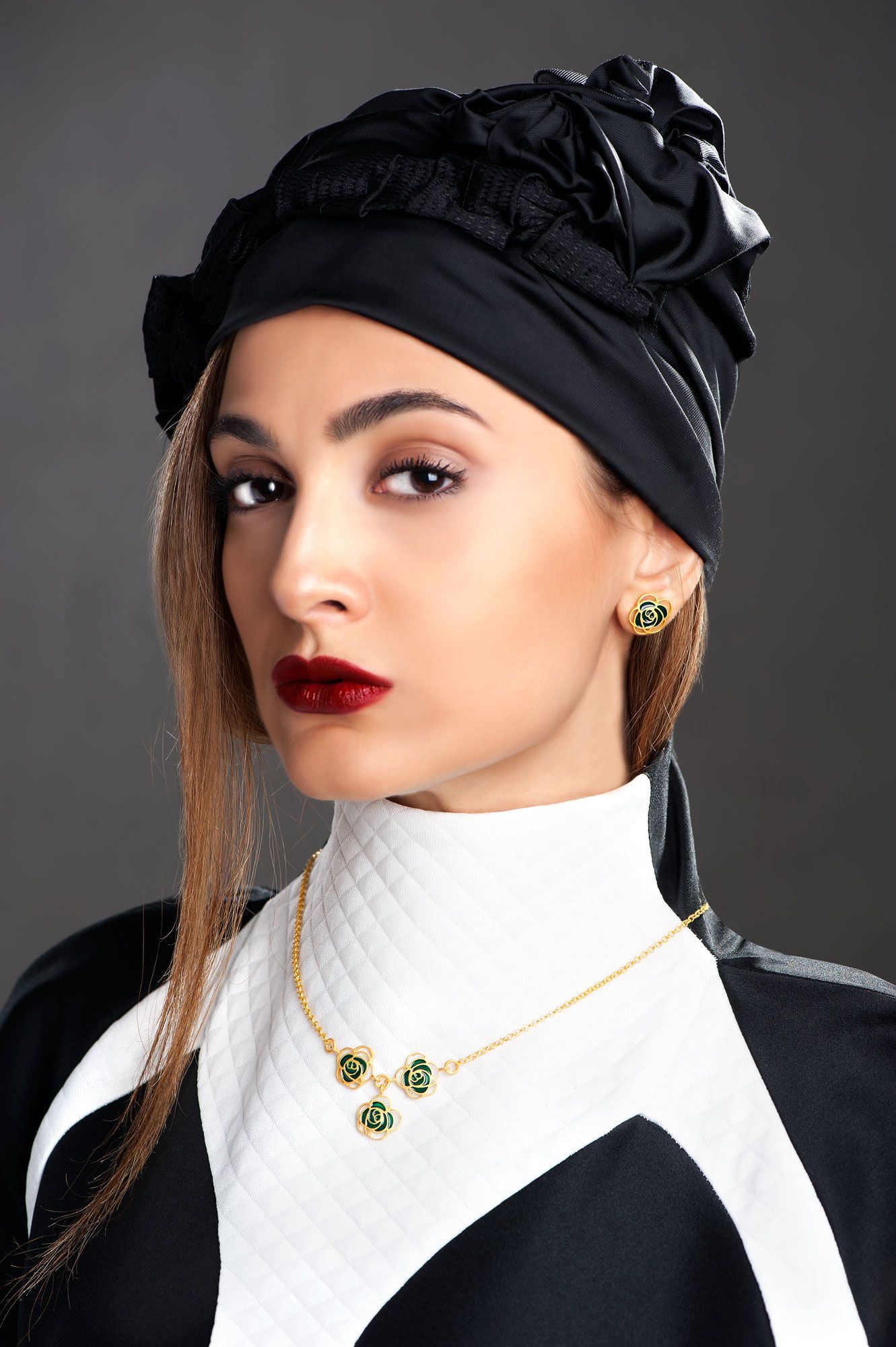 Editorial jewellery photography on model