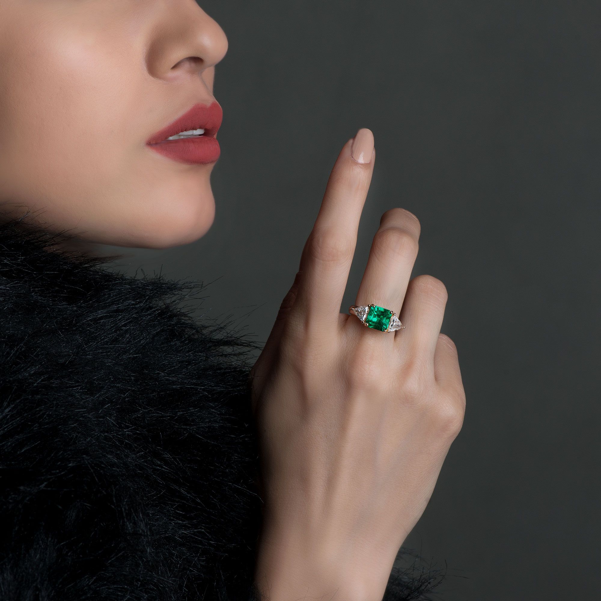 Editorial jewellery photography on model