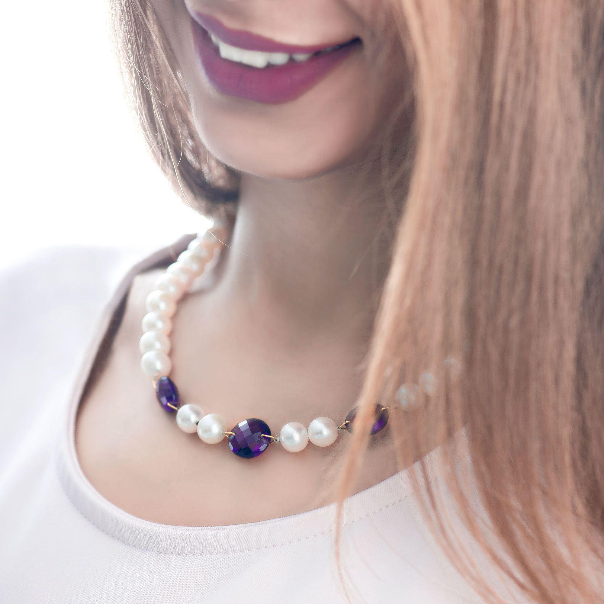 Editorial jewellery photography on model